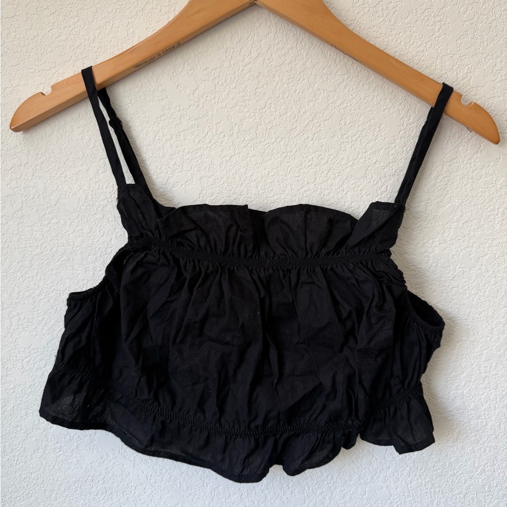 H&M Black Crop Top